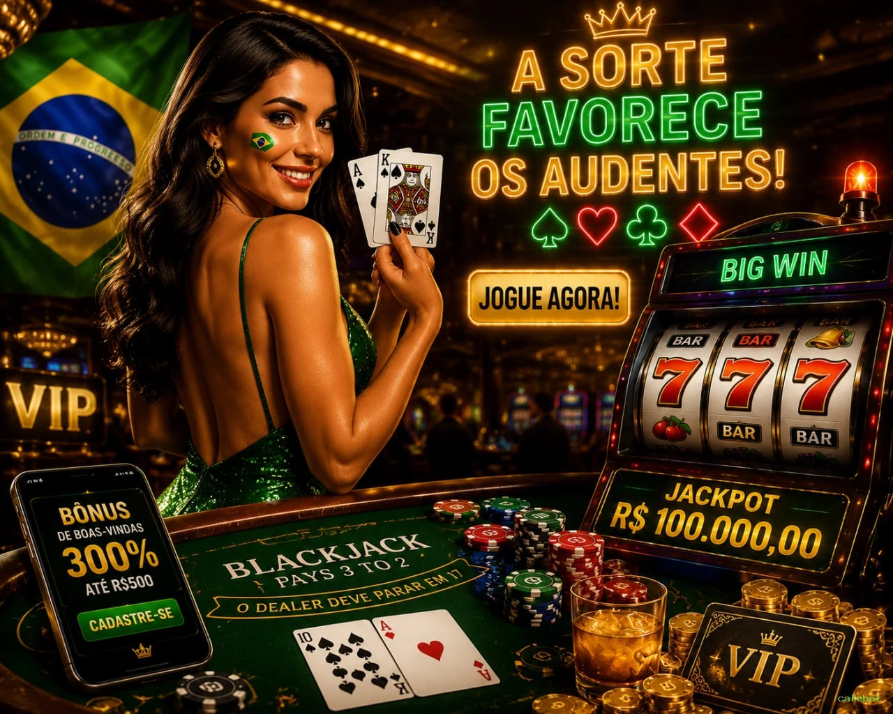 Bacará VIP com squeeze feature